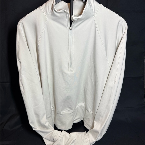 Lululemon Athletica Cream Quarter-Zip Pullover - Picture 2 of 4